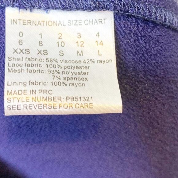 Blessed Are The Meek Blue Sleeveless Round Neck One Piece Romper Size Medium - Picture 7 of 8